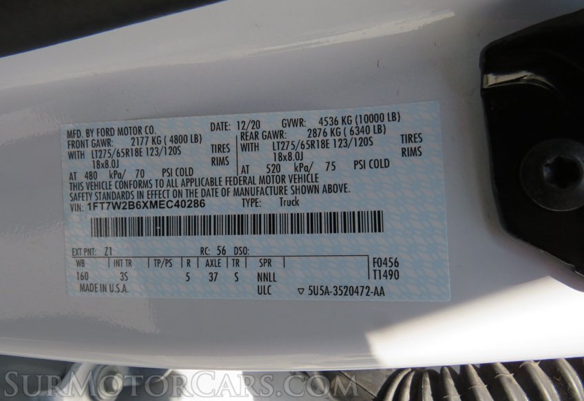 2021 Ford Super Duty F-250 SRW - Image 53