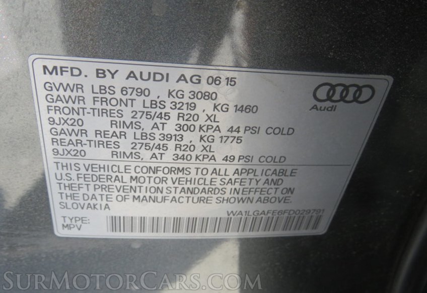 2015 Audi Q7 - Image 48