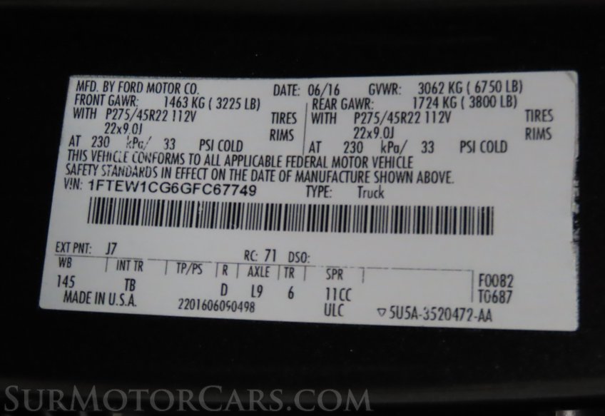 2016 Ford F-150 - Image 65