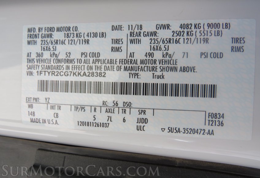 2019 Ford Transit Van - Image 45