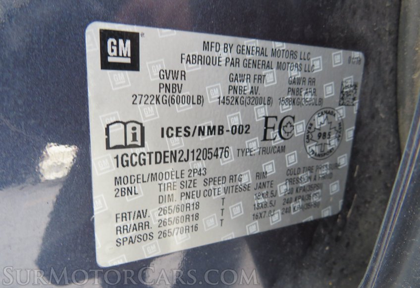 2018 Chevrolet Colorado - Image 51