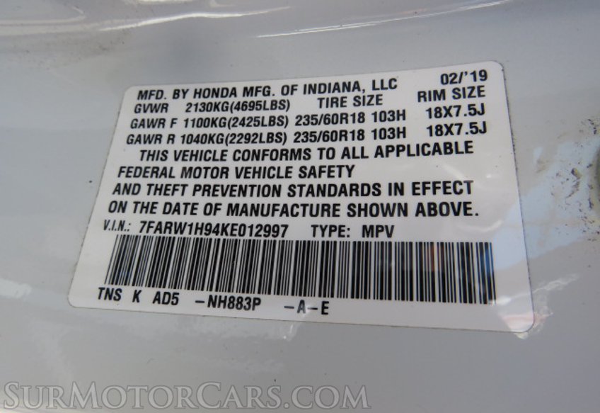 2019 Honda CR-V - Image 46