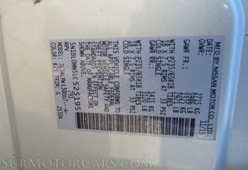 2020 Infiniti QX60 - Image 61