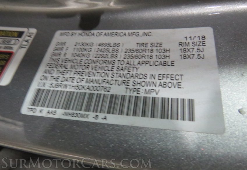 2019 Honda CR-V - Image 36