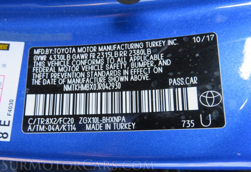 2018 Toyota C-HR - Image 47