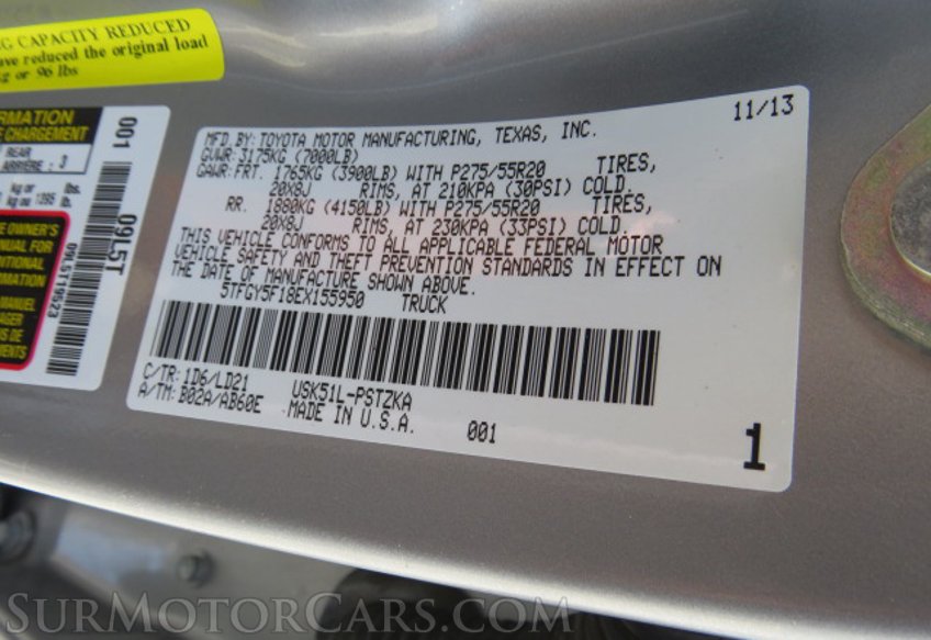 2014 Toyota Tundra  Truck - Image 55