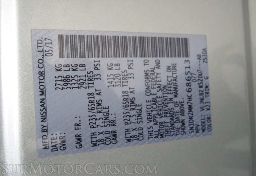 2017 Nissan Pathfinder - Image 52