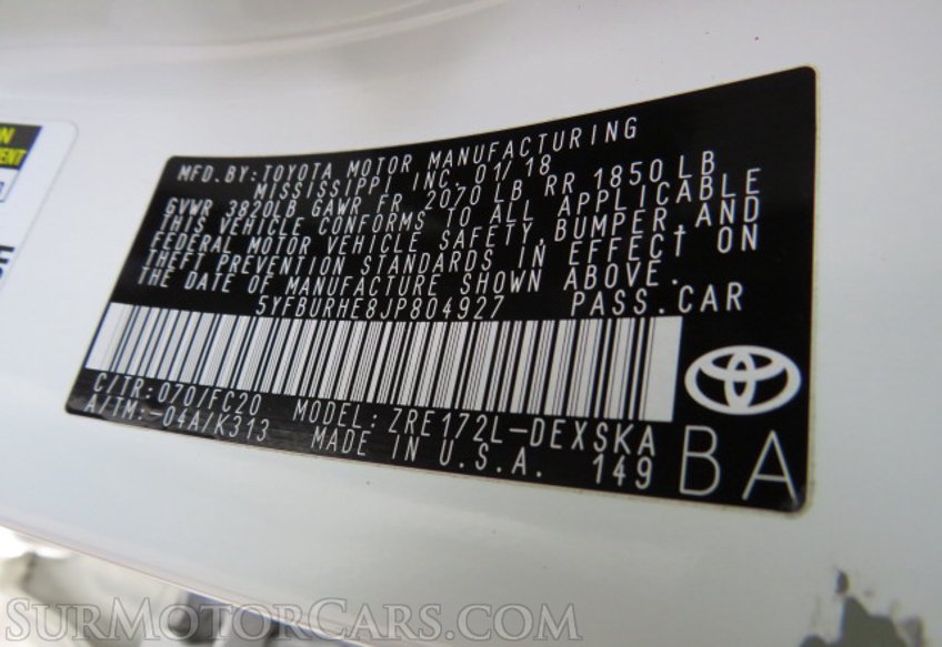 2018 Toyota Corolla - Image 46