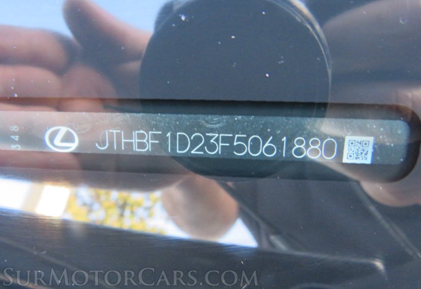 2015 Lexus IS 250 - Image 55