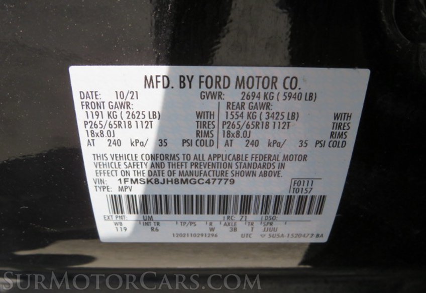 2021 Ford Explorer - Image 62