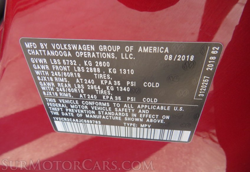 2018 Volkswagen Atlas - Image 55