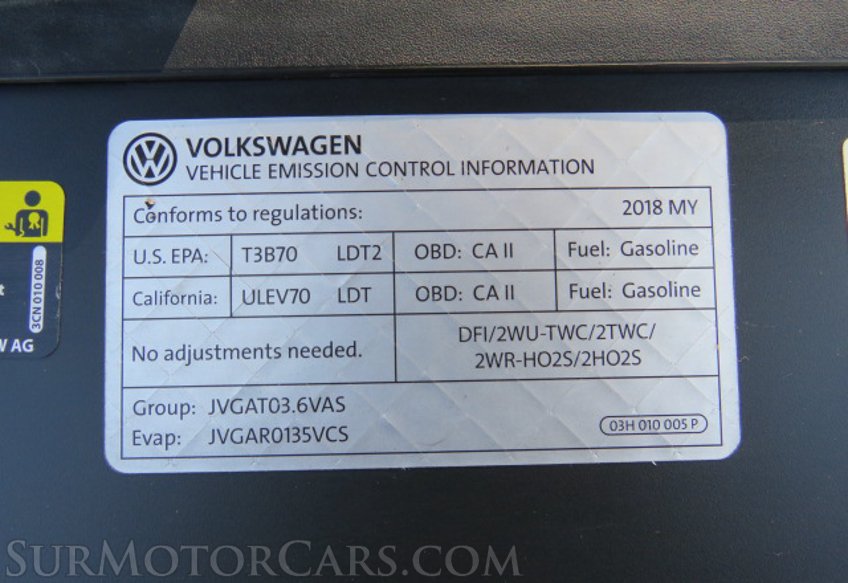 2018 Volkswagen Atlas - Image 54