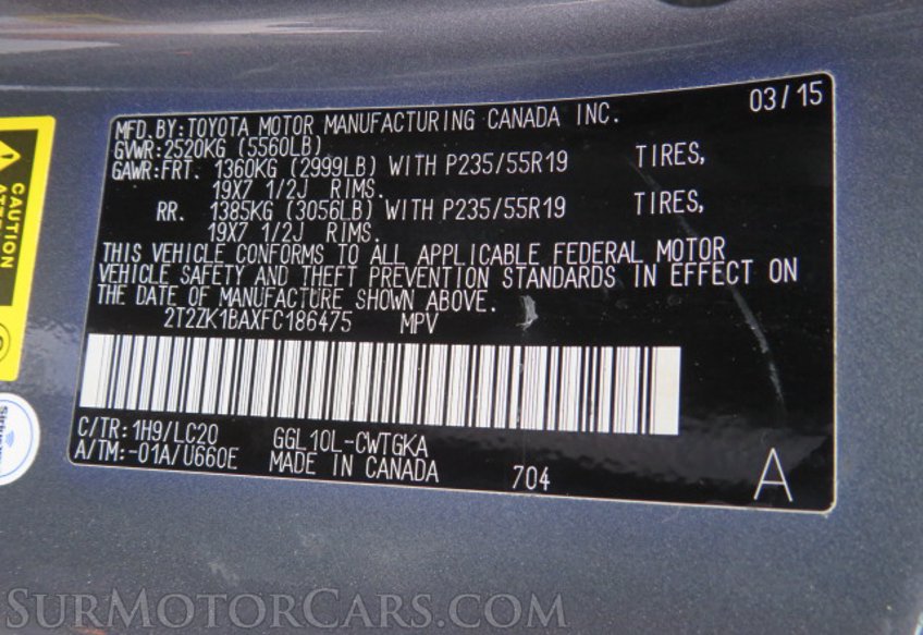 2015 Lexus RX 350 - Image 51