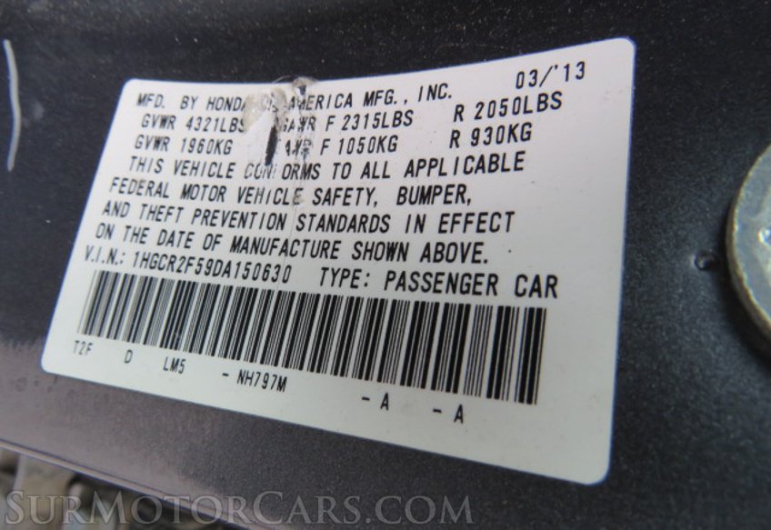 2013 Honda Accord Sdn - Image 44