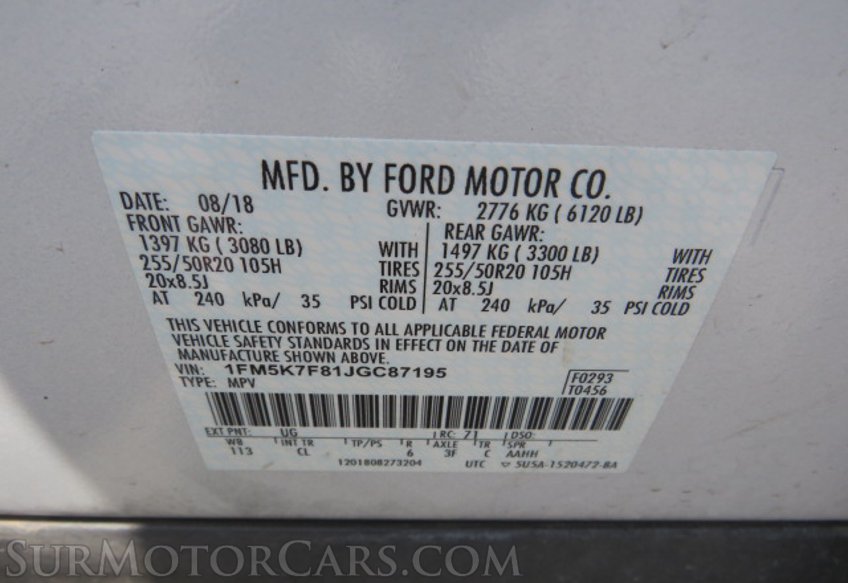 2018 Ford Explorer - Image 52