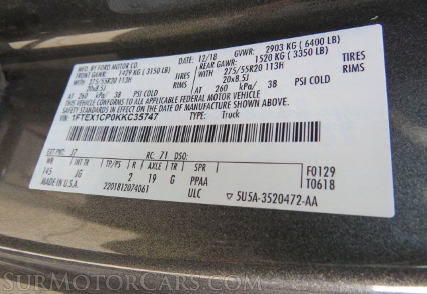 2019 Ford F-150 - Image 43