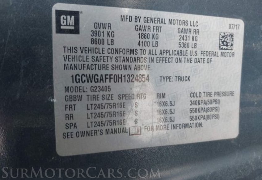 2017 Chevrolet Express - Image 16