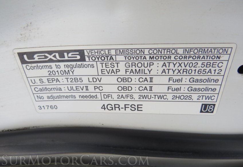 2010 Lexus IS 250C - Image 54