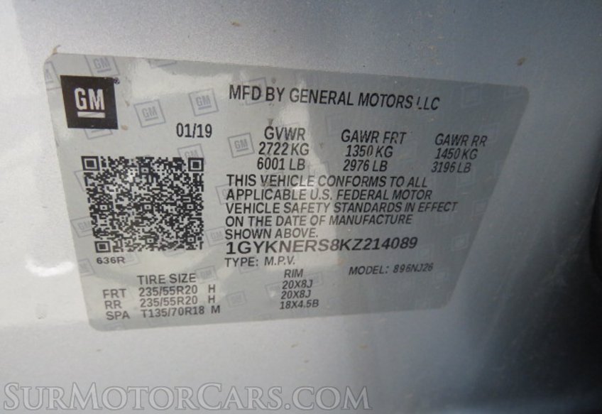 2019 Cadillac XT5 - Image 56