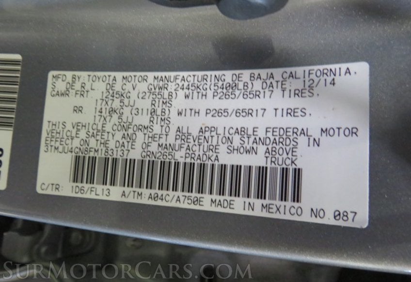 2015 Toyota Tacoma - Image 47