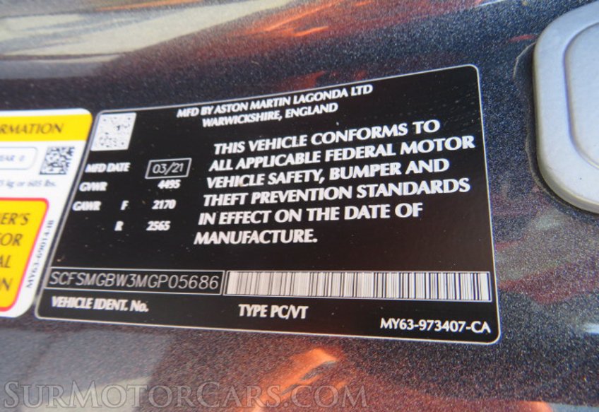 2021 Aston Martin Vantage - Image 43