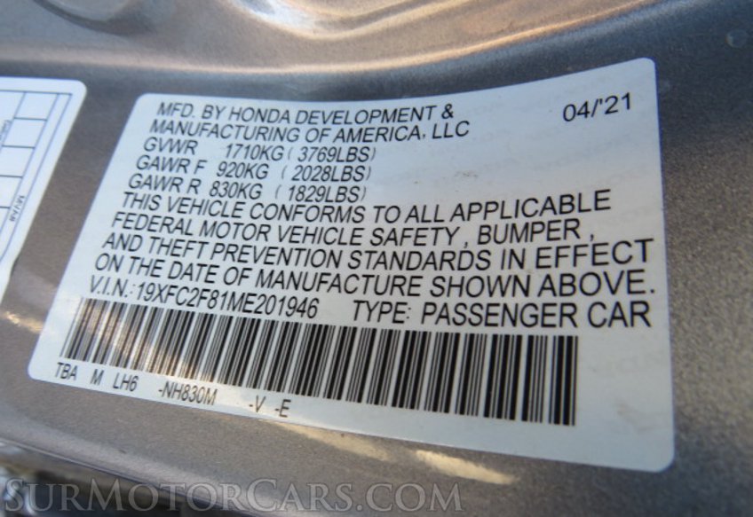 2021 Honda Civic Sedan - Image 48