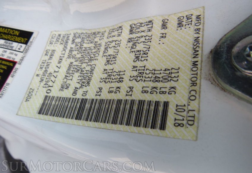 2019 Nissan Frontier - Image 41