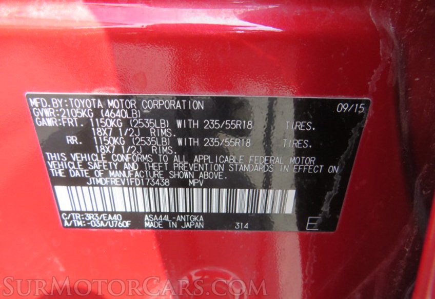 2015 Toyota RAV4 - Image 53