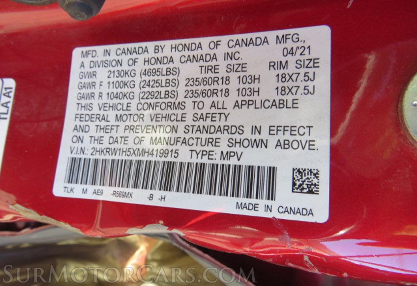 2021 Honda CR-V - Image 46