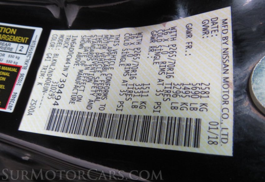 2018 Nissan Frontier - Image 48