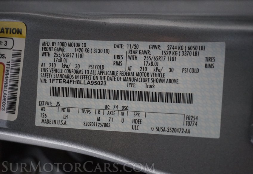 2020 Ford Ranger - Image 61