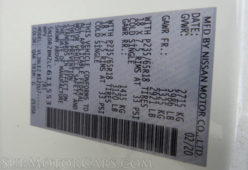 2020 Nissan Pathfinder - Image 51