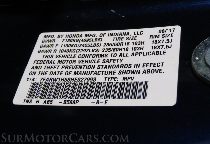 2017 Honda CR-V EX - Image 47