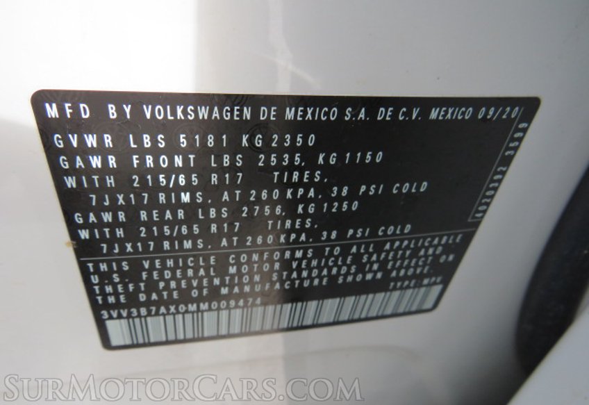 2021 Volkswagen Tiguan - Image 49