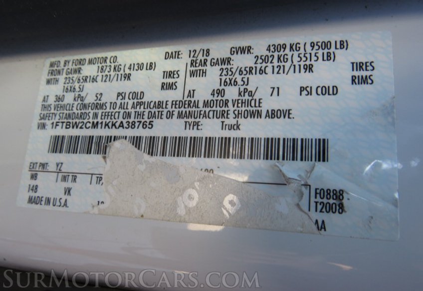 2019 Ford Transit Van - Image 42