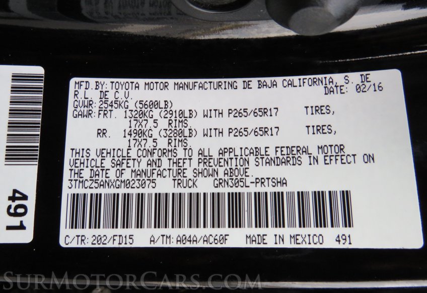 2016 Toyota Tacoma - Image 70