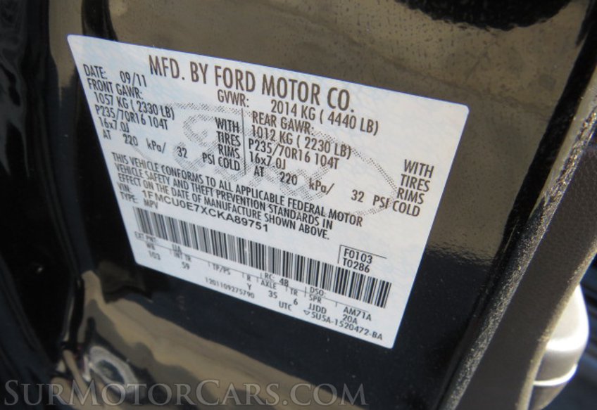 2012 Ford Escape - Image 47