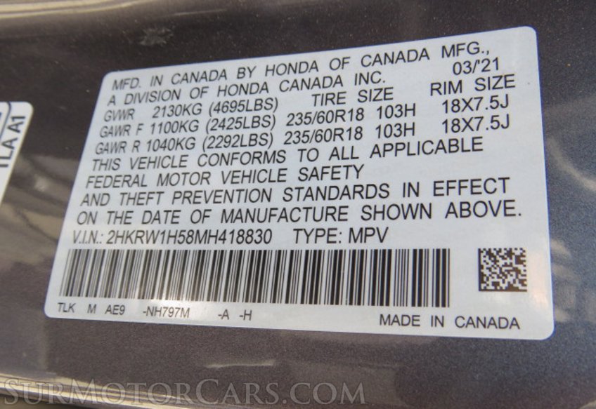 2021 Honda CR-V - Image 46