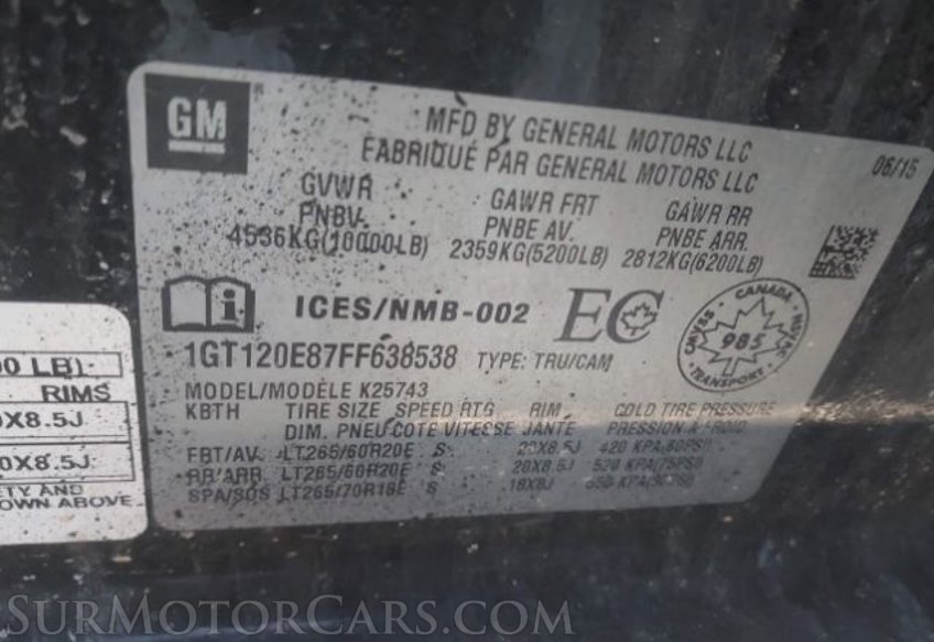 2015 GMC Sierra 2500HD - Image 12