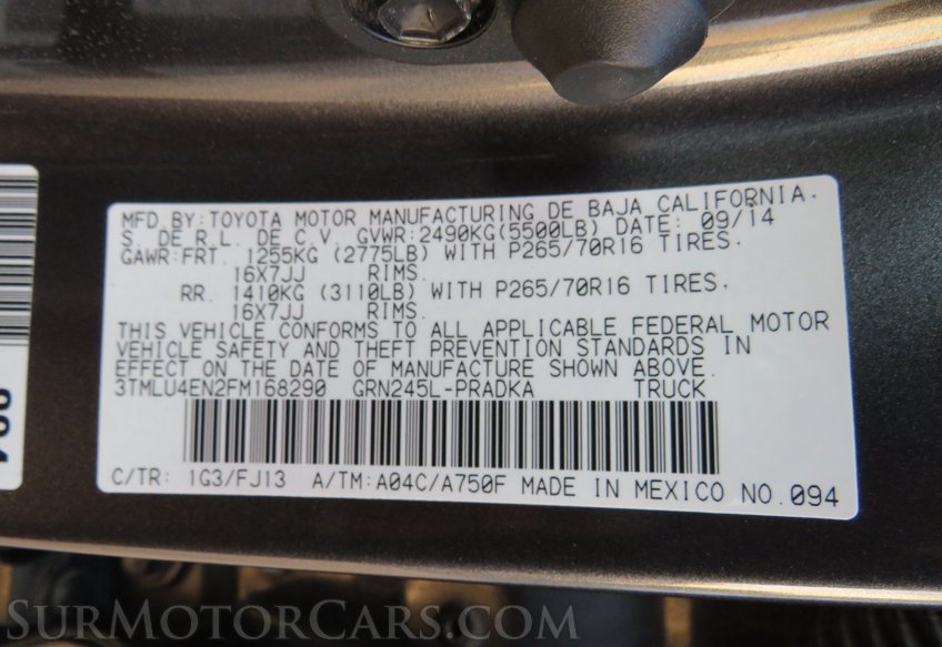 2015 Toyota Tacoma - Image 46