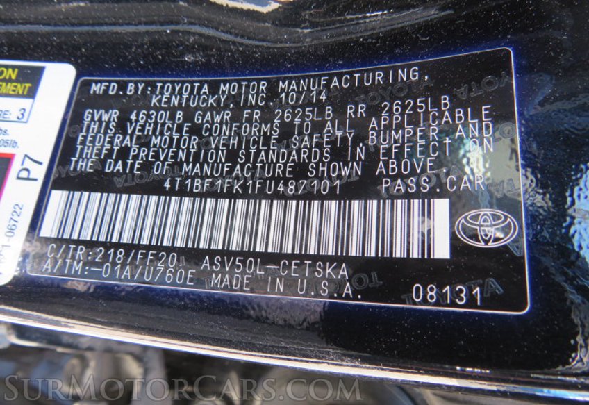 2015 Toyota Camry - Image 51