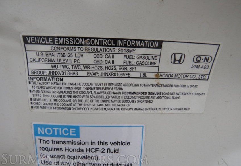 2018 Honda HR-V - Image 44