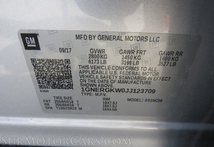 2018 Chevrolet Traverse - Image 55