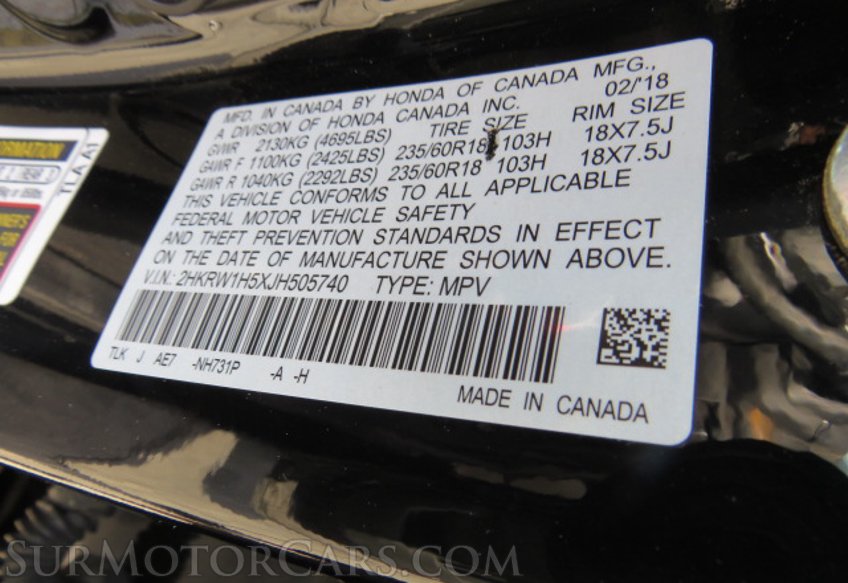 2018 Honda CR-V - Image 46