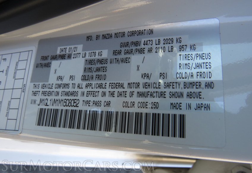 2021 Mazda Mazda6 - Image 49