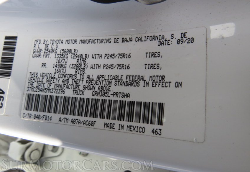 2021 Toyota Tacoma 4WD - Image 43