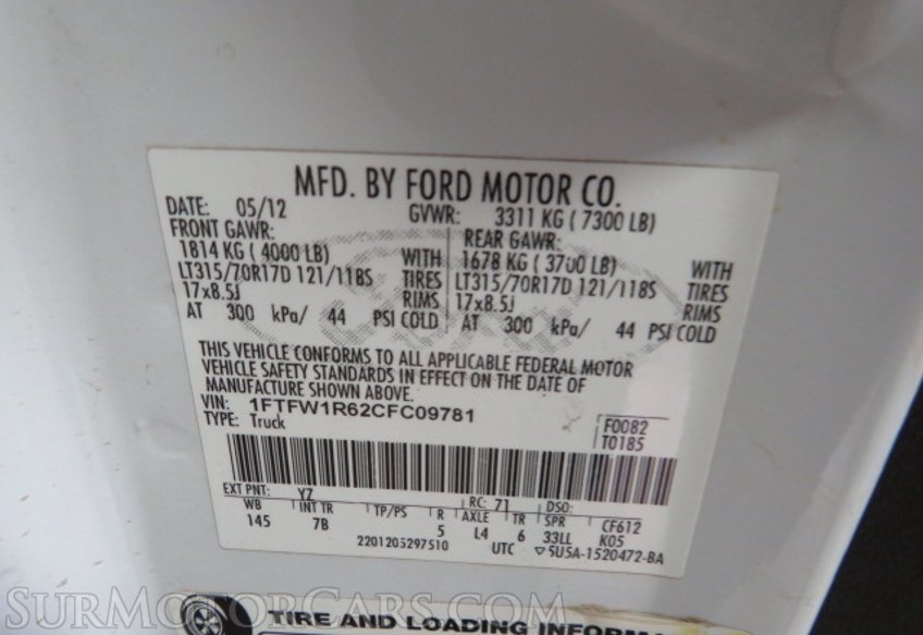 2012 Ford F-150 - Image 58