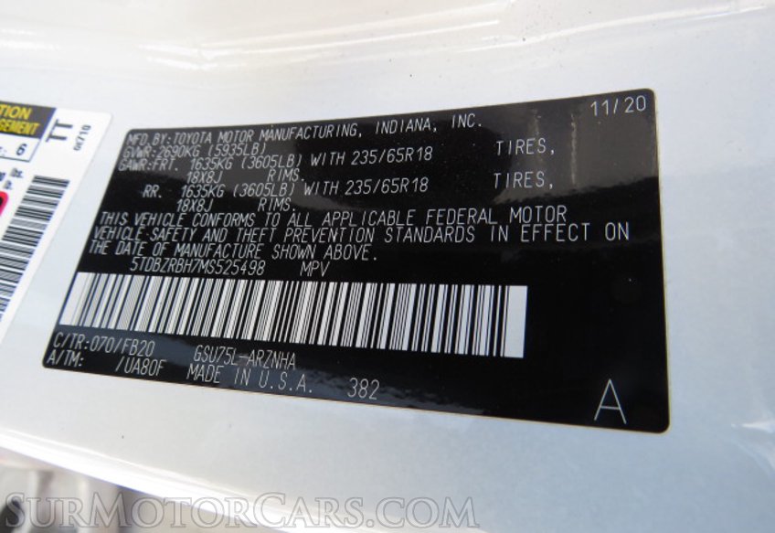 2021 Toyota Highlander - Image 54