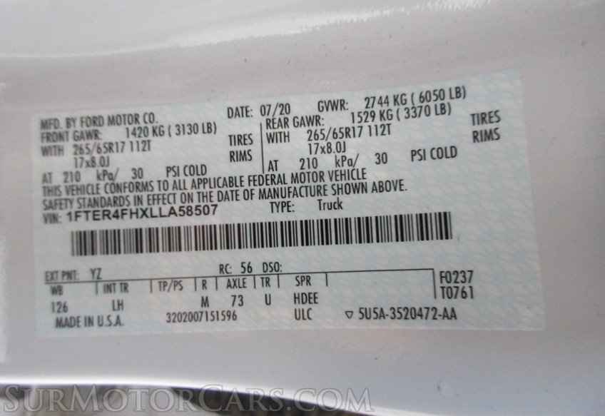 2020 Ford Ranger - Image 72