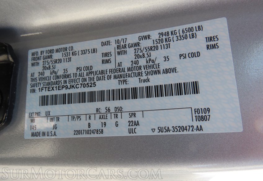 2018 Ford F-150 - Image 61